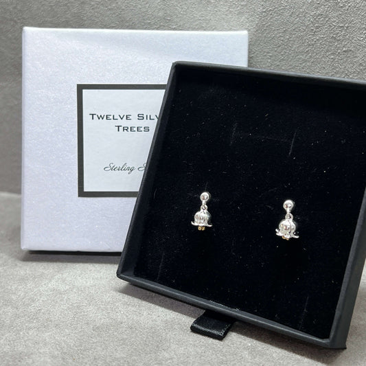 Lily Of The Valley Sterling Silver Earring And Pendant Gift Set - May Birth Flower - Twelve Silver Trees