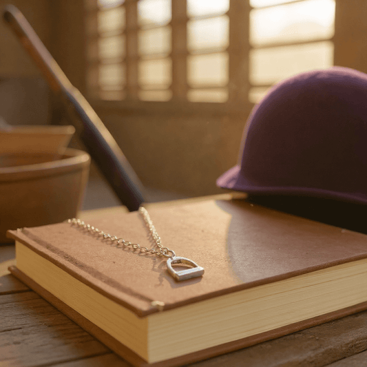 Handcrafted Sterling Silver Stirrup Pendant - Twelve Silver Trees