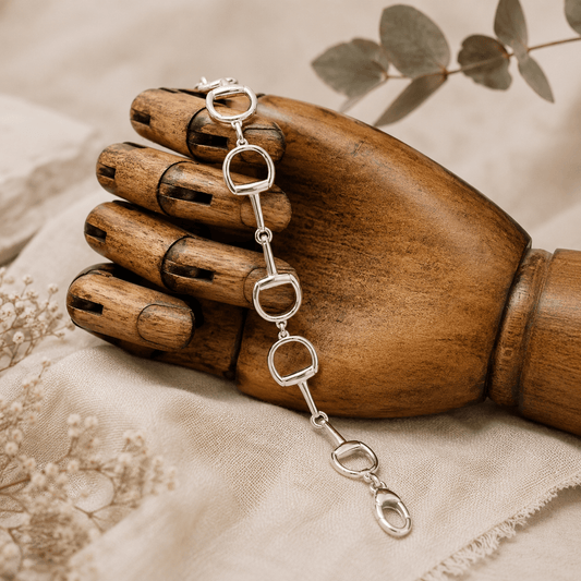 Signature Sterling Silver Snaffle Bracelet - Twelve Silver Trees