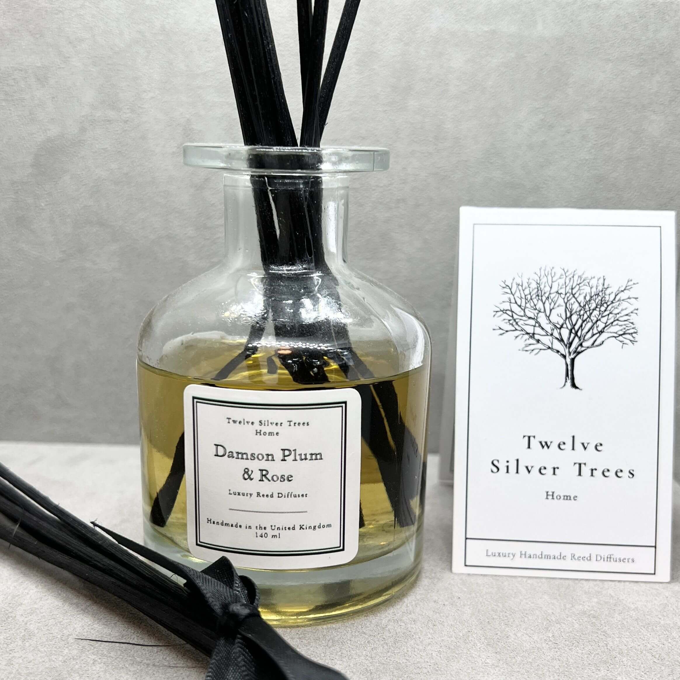 Handmade Damson, Plum Rose Luxury Reed Diffuser