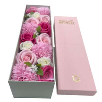 Soap Flower Gift Box - Pink - Twelve Silver Trees