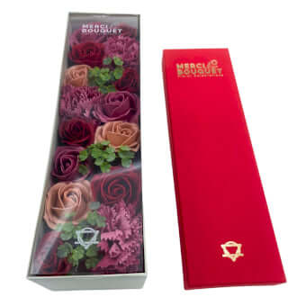 Soap Flower Gift Box - Vintage Roses