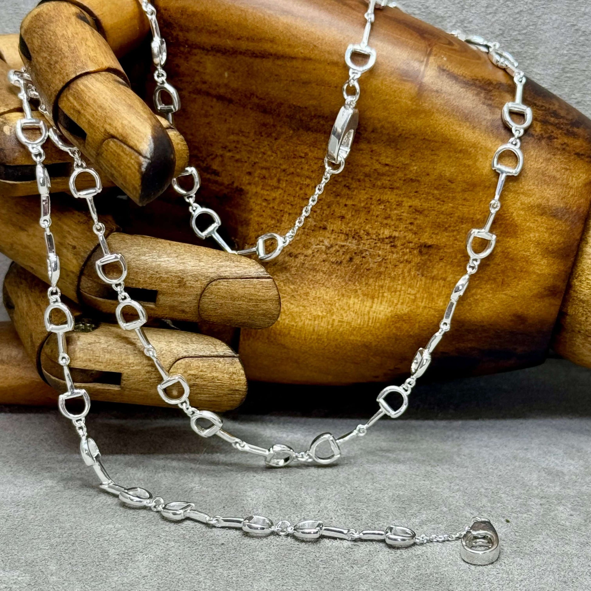Continuous Snaffle Bracelet In Sterling Silver - Twelve Silver Trees