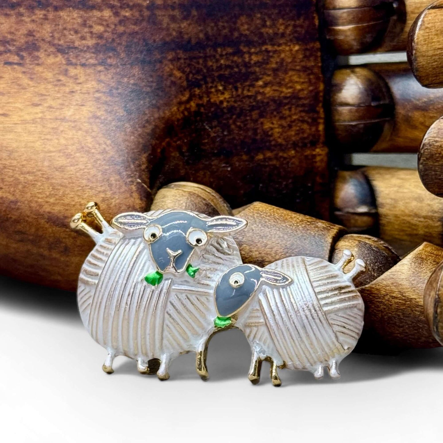 Woolly Sheep Brooch - Silver - Twelve Silver Trees