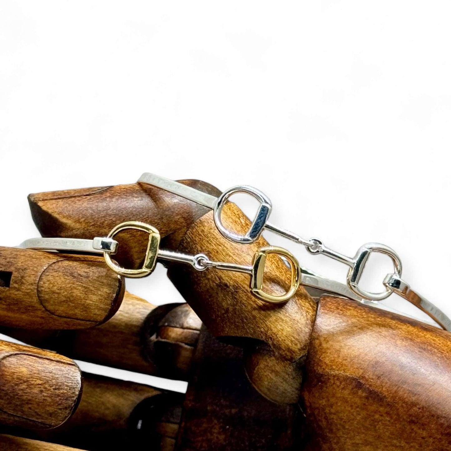 Sterling Silver Snaffle Cuff Bracelet - Twelve Silver Trees