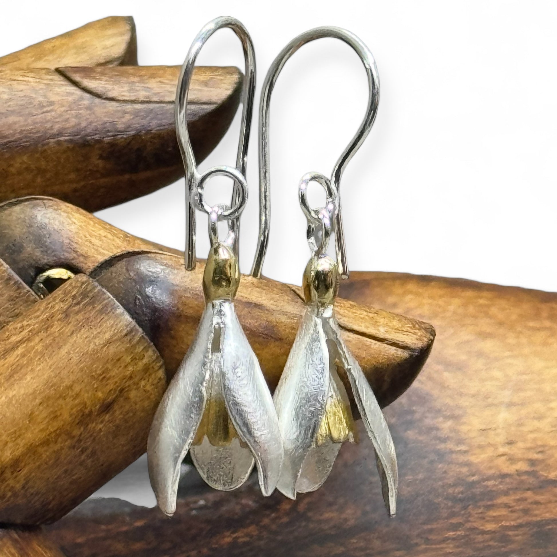 Snowdrop Earrings by Paula Bolton - Twelve Silver Trees