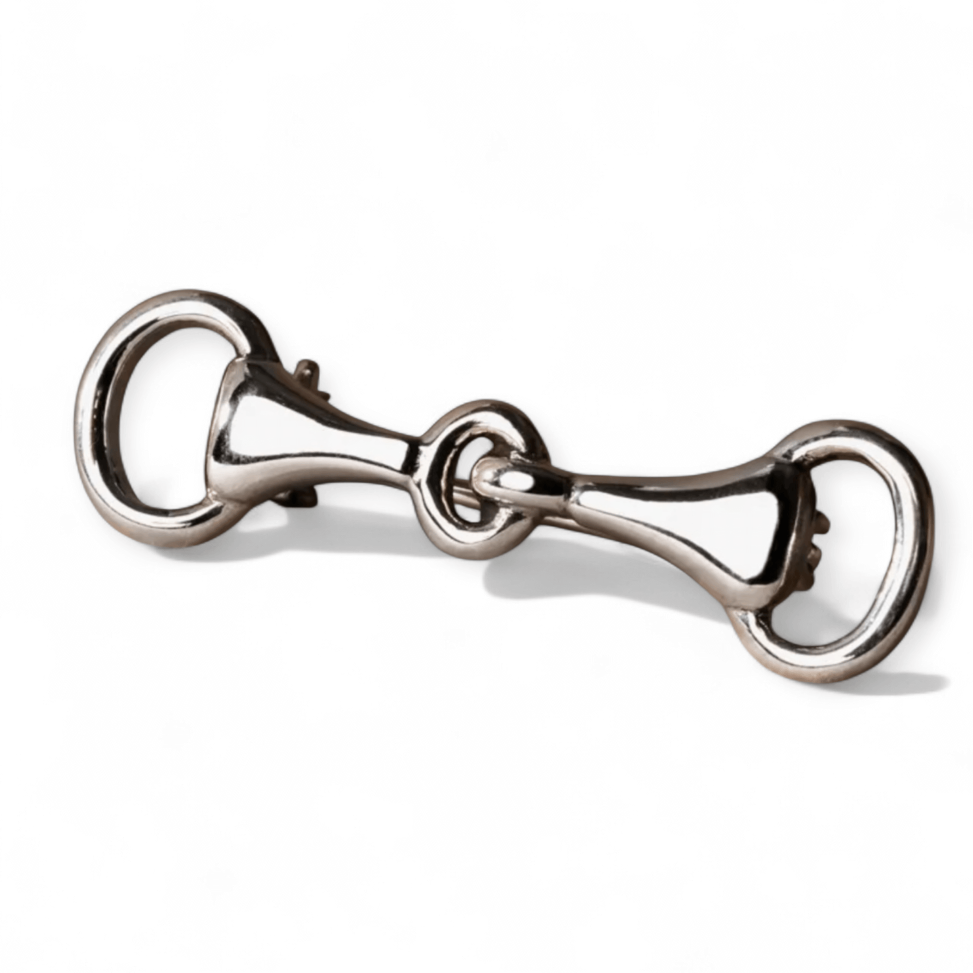 Sterling Silver Snaffle Bit Brooch - Twelve Silver Trees