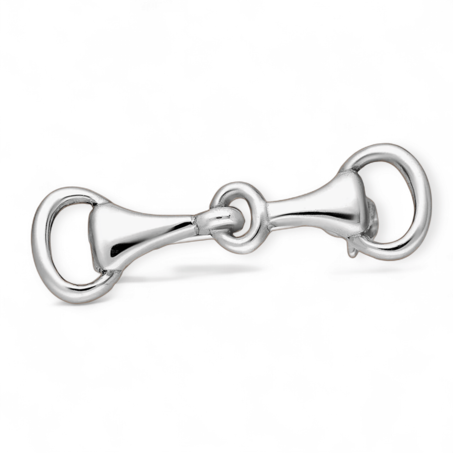 Sterling Silver Snaffle Bit Brooch - Twelve Silver Trees