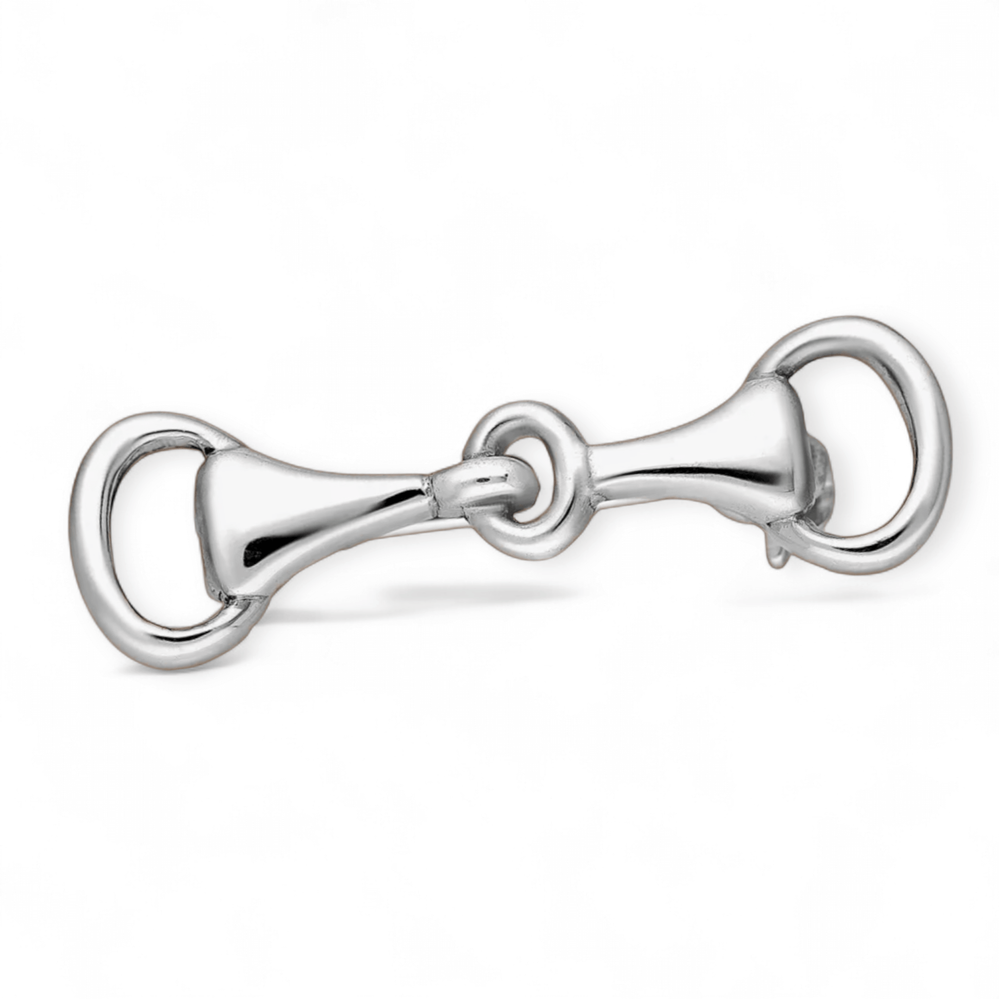 Sterling Silver Snaffle Bit Brooch - Twelve Silver Trees