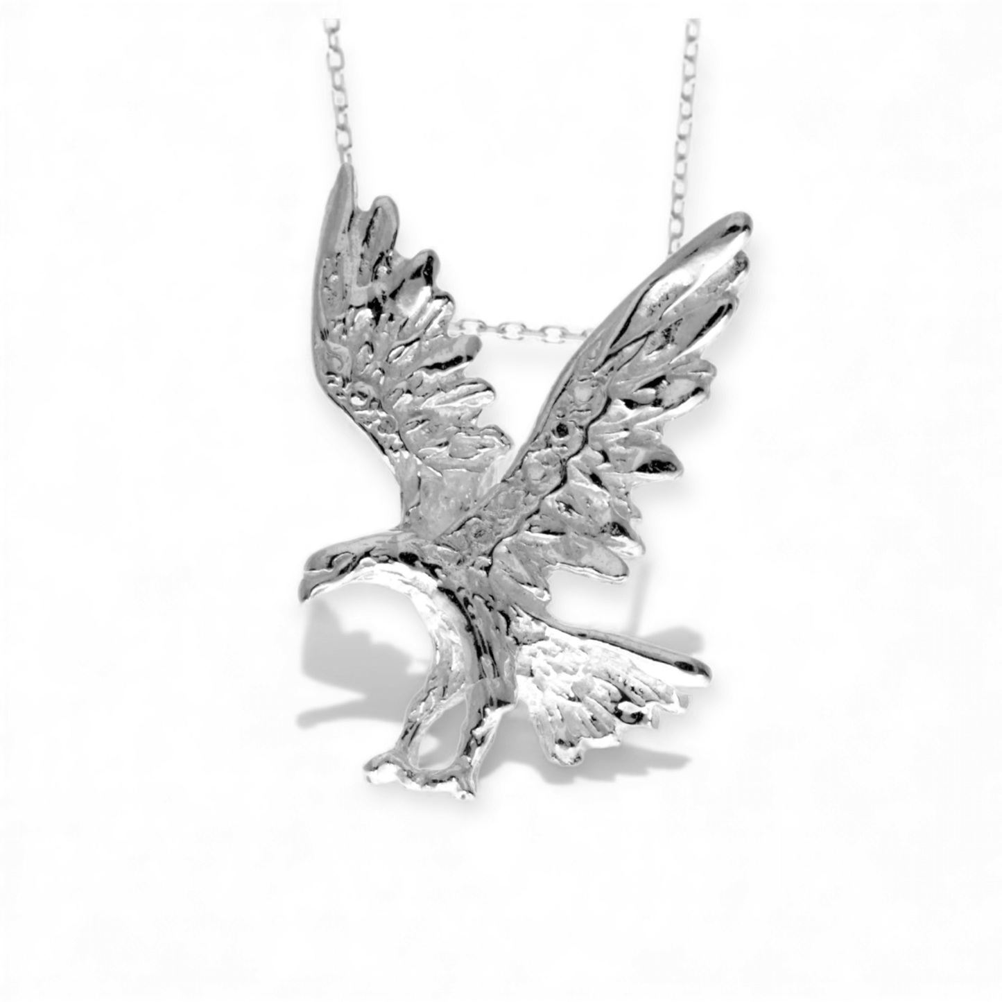 Sterling Silver Eagle Pendant - Twelve Silver Trees