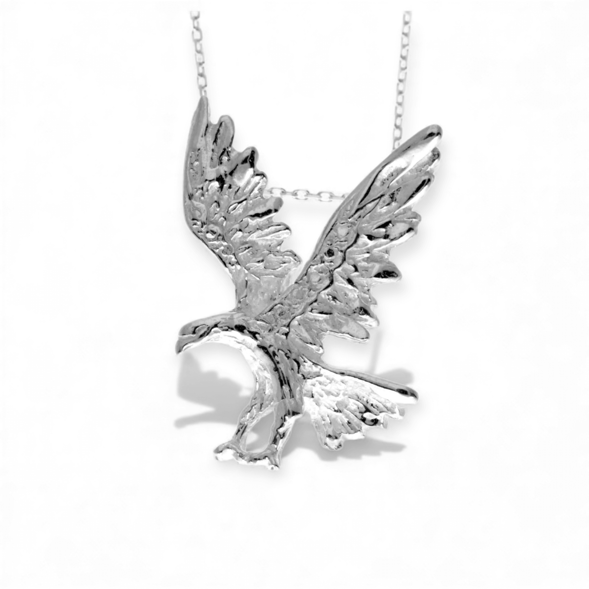 Sterling Silver Eagle Pendant - Twelve Silver Trees