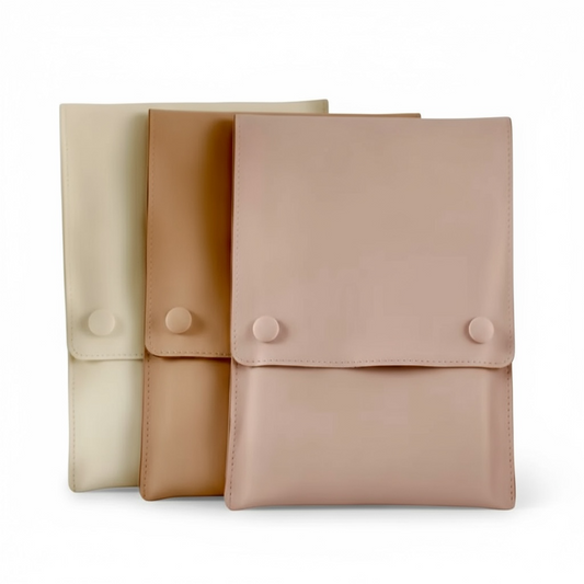 Necklace / Pearl Micro Fibre Travel Case - Twelve Silver Trees