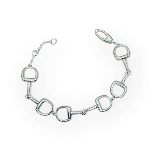 Signature Sterling Silver Snaffle Bracelet - Twelve Silver Trees
