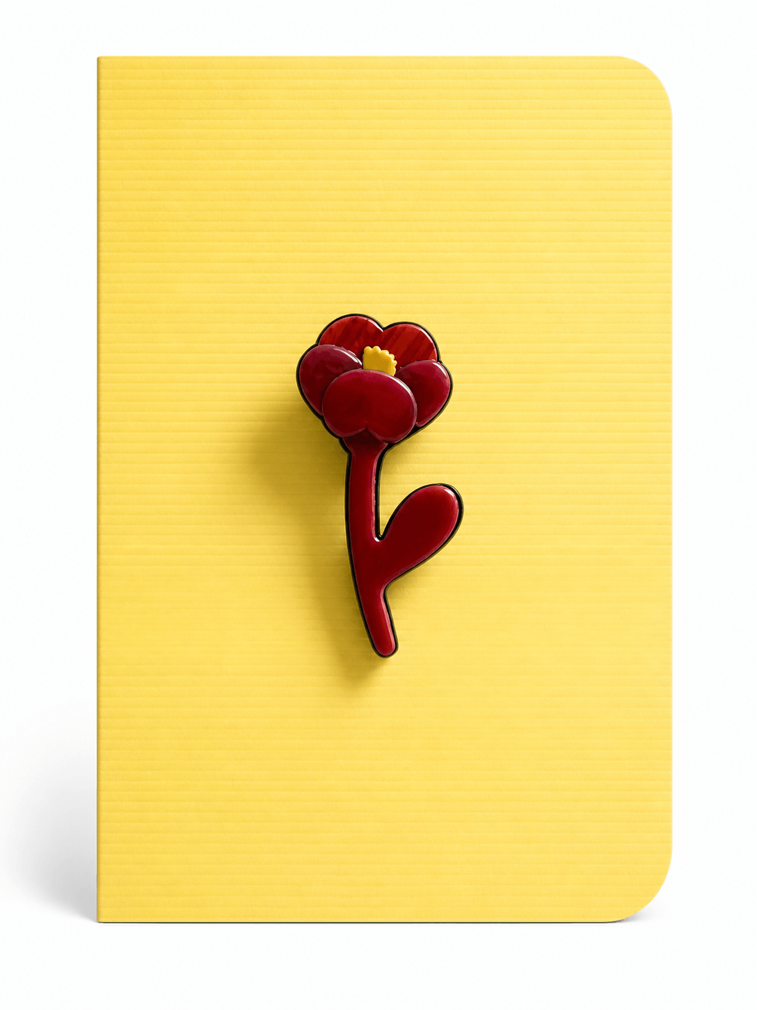 Poppy Keepsake Brooch Card – Blank Greeting Card with Removable Pin - Twelve Silver Trees