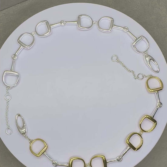 Classic Sterling Silver Snaffle Bracelet - Twelve Silver Trees