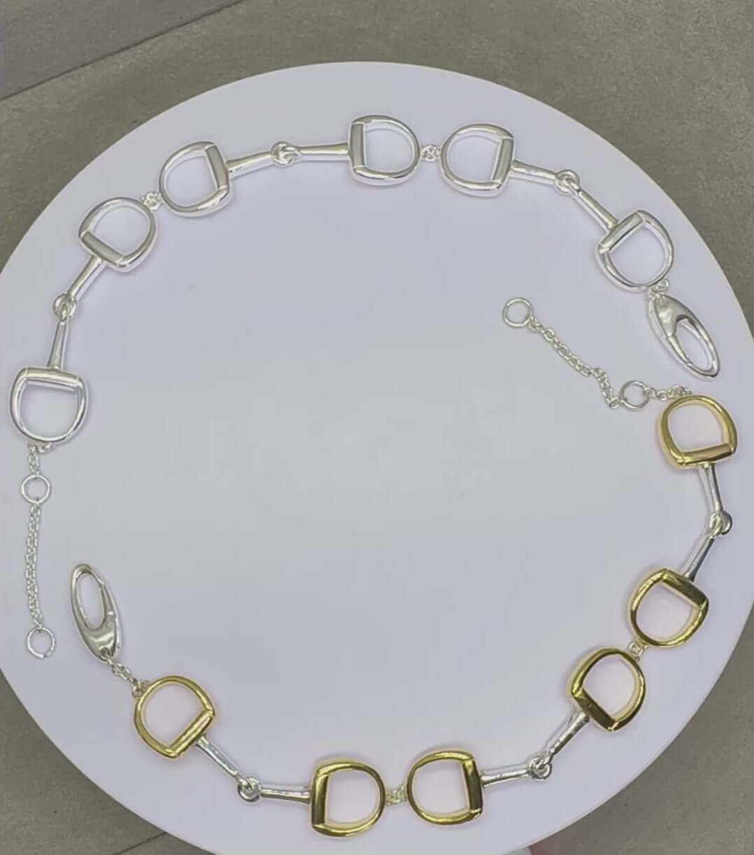 Classic Sterling Silver Snaffle Bracelet - Twelve Silver Trees