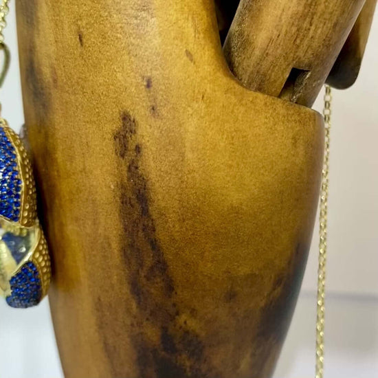 Poppy Flower Sapphire Blue Sterling Silver Pendant Necklace - Twelve Silver Trees