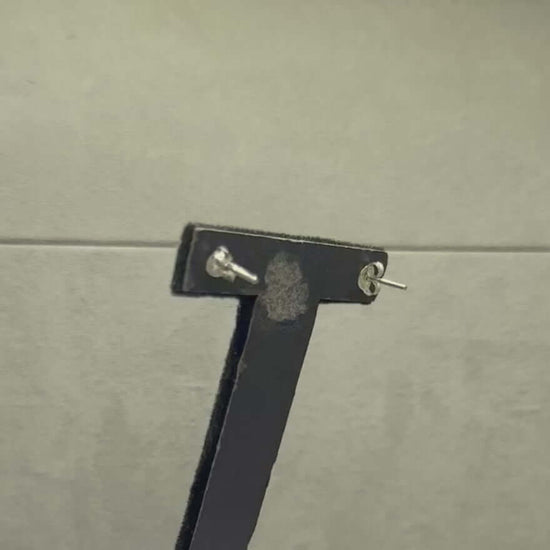 6mm Round Blue Topaz Sterling Silver Stud Earrings - Twelve Silver Trees