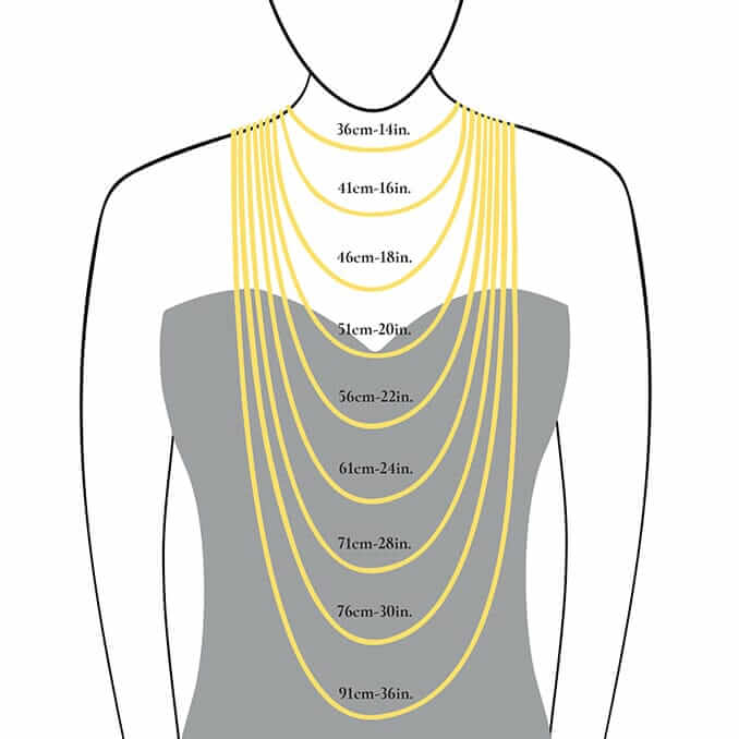 Necklace Length Chart: Tips for Choosing the Perfect Fit