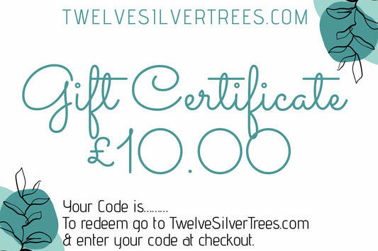Twelve Silver Trees Gift Card - Twelve Silver Trees